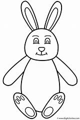 Bunny Easter Coloring Drawing Rabbit Line Pages Animals Sitting Color Clipart Face Bigactivities Printable Bunnies Print Clip Silhouette Cliparts Getdrawings sketch template