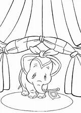 Dumbo Niñas Compartan Disfrute Pretende Motivo sketch template