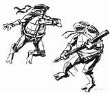 Coloring Donnie Tmnt Template sketch template