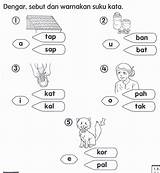 Latihan Bahasa Soalan Inggeris Kssr Pengukuhan Preschool Melayu Tadika Suku Prasekolah Khas Sains Malay Kanak Lembar Belajar sketch template