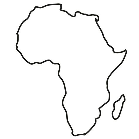 plain map  africa cute    blank map  africa blank