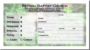 offering envelopes   design    church assistant