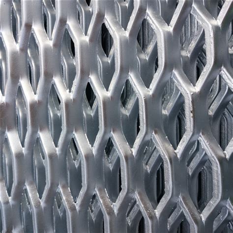 diamond shaped expanded metal perforated steel screen mesh heavy duty