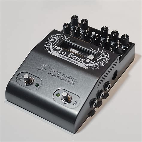notes le bass  channel tube bass preamp reverb
