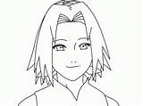 Sakura Coloring Haruno Pages Naruto Awsome Clipart Line Printable Rin Popular Clip Library sketch template