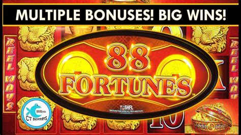 fortunes slot machine multiple bonuses big wins youtube