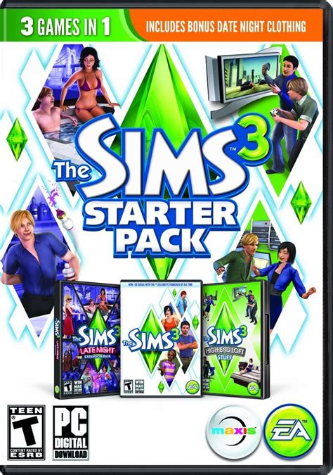 the sims 3 starter pack windows pc game download origin cd key global