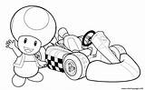 Mario Kart Coloring Pages Toadette Coloriage Kids Printable Color Kong Imprimer Donkey Print Games Toad Dessin Colouring Diddy Characters Drawing sketch template