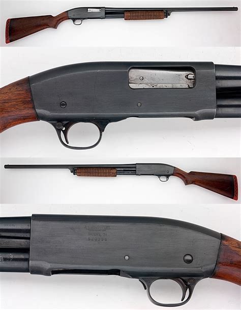 remington model  field  ga pump shotgun mfg  cr