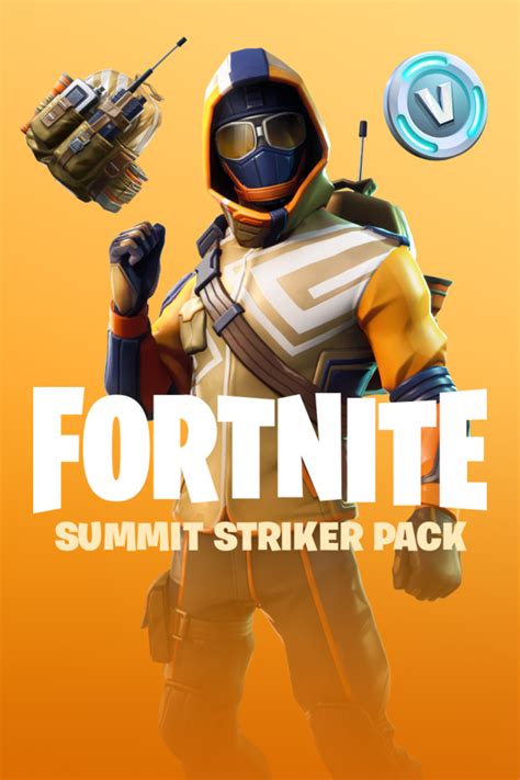 fortnite battle royale  summit striker pack  box cover art mobygames