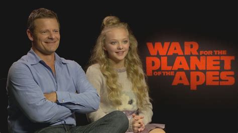 Steve Zahn And Amiah Miller On Filming War For The Planey Of The Apes