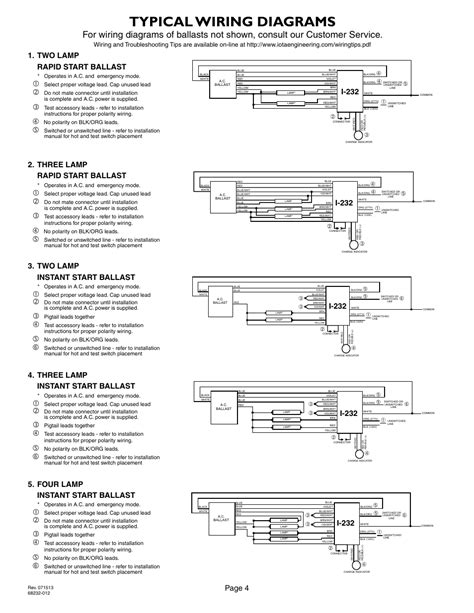 iota   emergency ballast wiring diagram