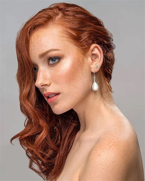 maia fuchs freckledgirls freckles girl beautiful redhead hair