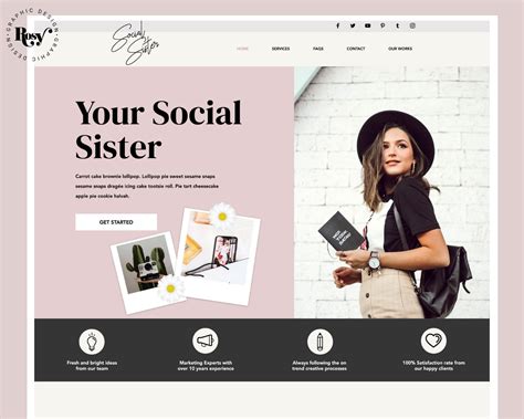 wix website template wix themes  store blog pixie bright wix web