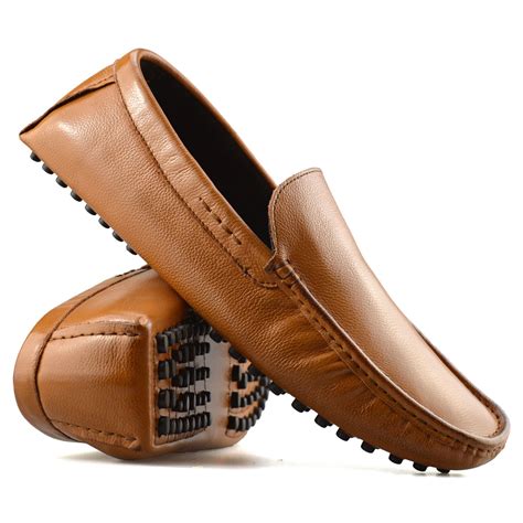 Mens Leather Slip On Casual Smart Loafers Mocassin Designer Driving