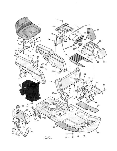 diagram parts diagram craftsman riding mower mydiagramonline