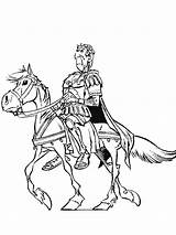 Asterix Caesar Julius Riding Colorluna sketch template