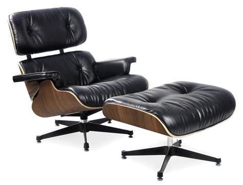 eames replica lounge chair black leather furniture home decor fortytwo