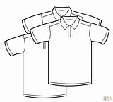 Coloring Polo Pages Shirts Shirt Book Printable Color Print sketch template