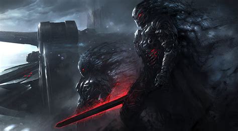 dark warriors red males pretty art black abstract armor weapons