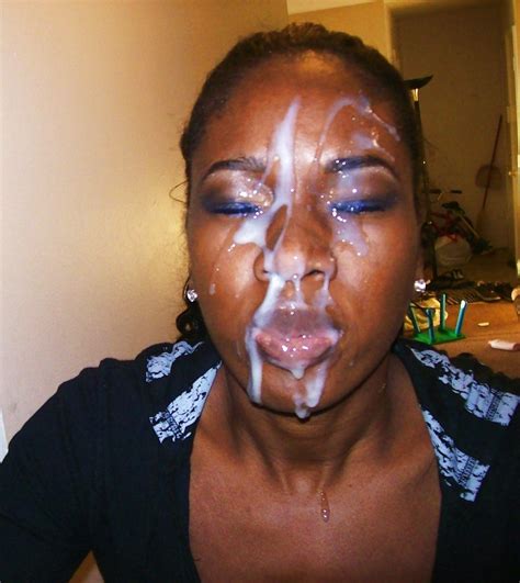Image 2  In Gallery Ebony Facial Cumshot Picture 1