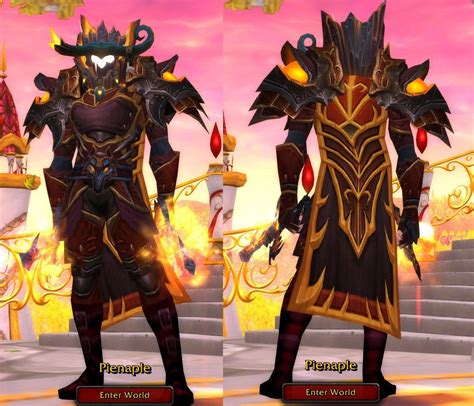 [leather] My Fire Themed Rogue R Transmogrification