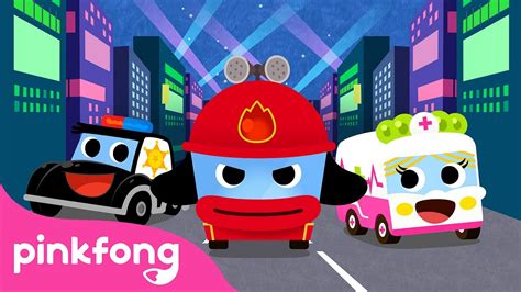 super rescue team car story time car cartoon pinkfong stories