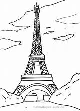 Eiffelturm Malvorlagen Ausmalen Ausdrucken Malvorlage Zeichnung Kostenlos Eifelturm Sehenswürdigkeiten sketch template