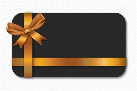 hd black gold gift card voucher coupon template png citypng