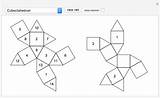 Nets Polyhedron Demonstrations Wolfram Matching Faces Two sketch template