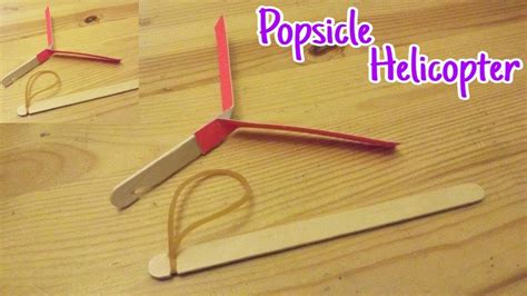helicopter  popsicle sticks youtube