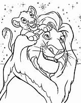 Simba K5worksheets Faciles Rey Mufasa Son Meerkats Disneyclips sketch template
