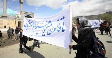 Violence Flares At Protest Over Afghan Sex Law
