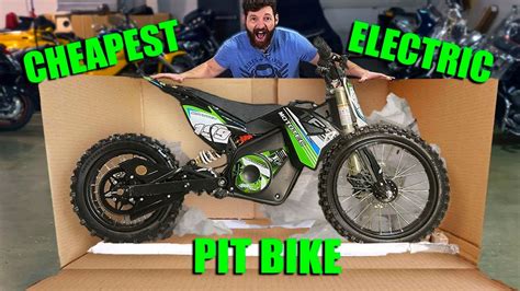 bought  cheapest electric pit bike   internet youtube