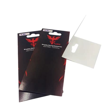 custom printed folded paper header card  hanger buy paper header