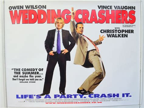 wedding crashers original cinema movie poster from british quad posters and us