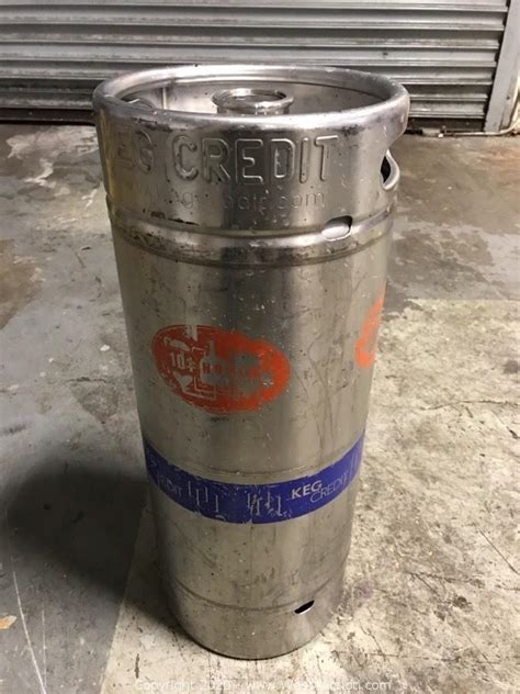 west auctions auction  brewery kegs item  keg credit