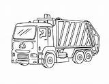 Truck Camion Immondizie Spazzatura Museprintables sketch template