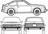 Amc Amx Blueprints Spirit 1980 Coupe Satsuma sketch template