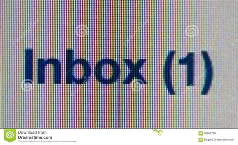 inbox sign stock photo image   design technology