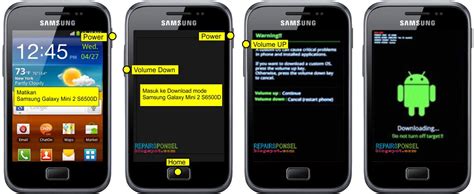 tutorial flash samsung galaxy mini  sd repairs ponsel