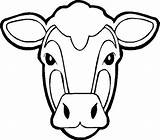 Cow Head Coloring Face Pages Printable Mask Color Print Template Templates Skull Outline Cows Faces Steer Sketch Animal Colorings Baby sketch template
