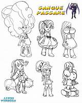 Pony Starlight Glimmer Coloring Little Equestria Pages Girls Mlp Template sketch template