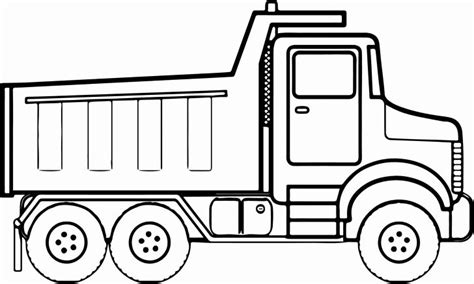pin  coloring truck pages