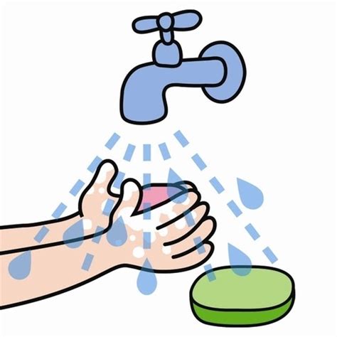 gambar animasi cuci tangan