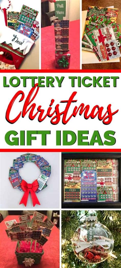 clever lottery ticket gift ideas  christmas easy diy gifts
