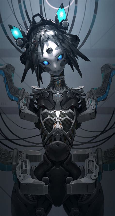 anime female robot ghaziyah hafizah