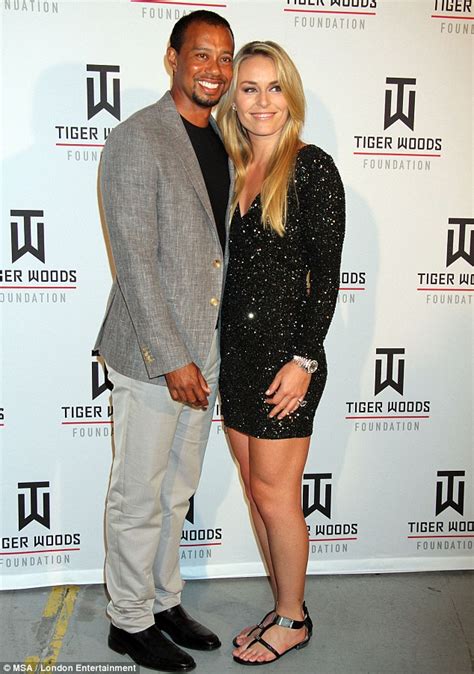 Tiger Woods Leans On Skier Girlfriend Lindsey Vonn As He Hosts