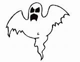 Ghost Pages Coloring Scary Printable Halloween Simple Print Everfreecoloring Color Sheet Template Kids Getcolorings sketch template