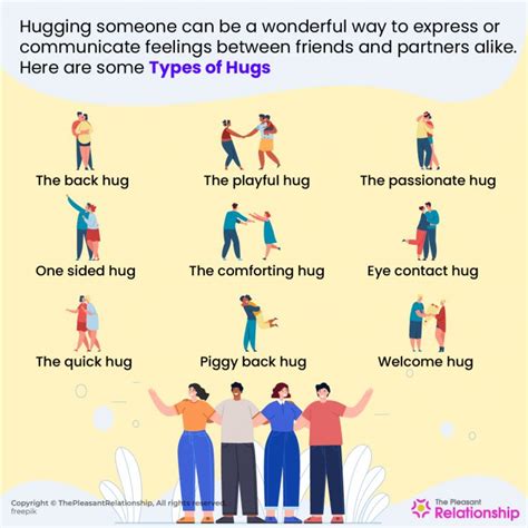 types  hugs   meanings theplesantrelationship
